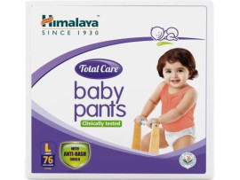 Himalaya Total Care Baby Pants Diapers - L  (76 Pieces)